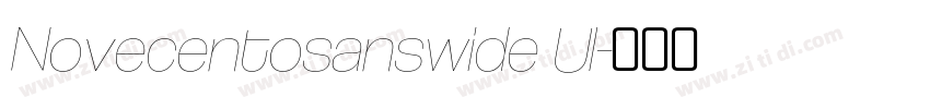 Novecentosanswide Ul字体转换